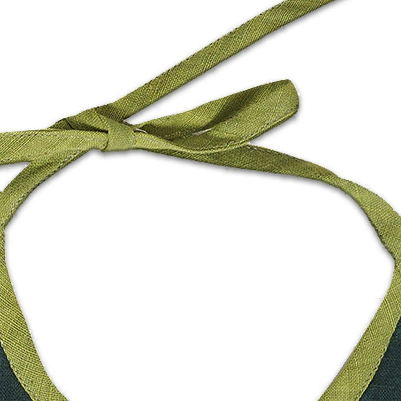 Buy Unisex Ishya Printed Bib - Green | Shop Verified Sustainable Baby Bibs & Hanky on Brown Living™