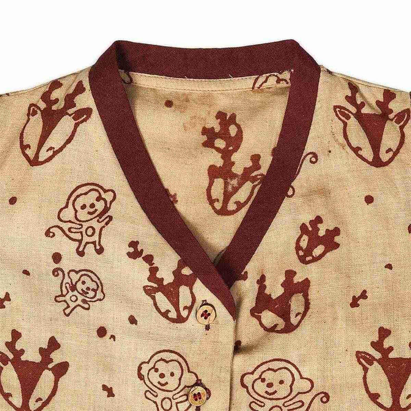 Buy Unisex Manu Jhabla Top | Shop Verified Sustainable Kids Tops on Brown Living™