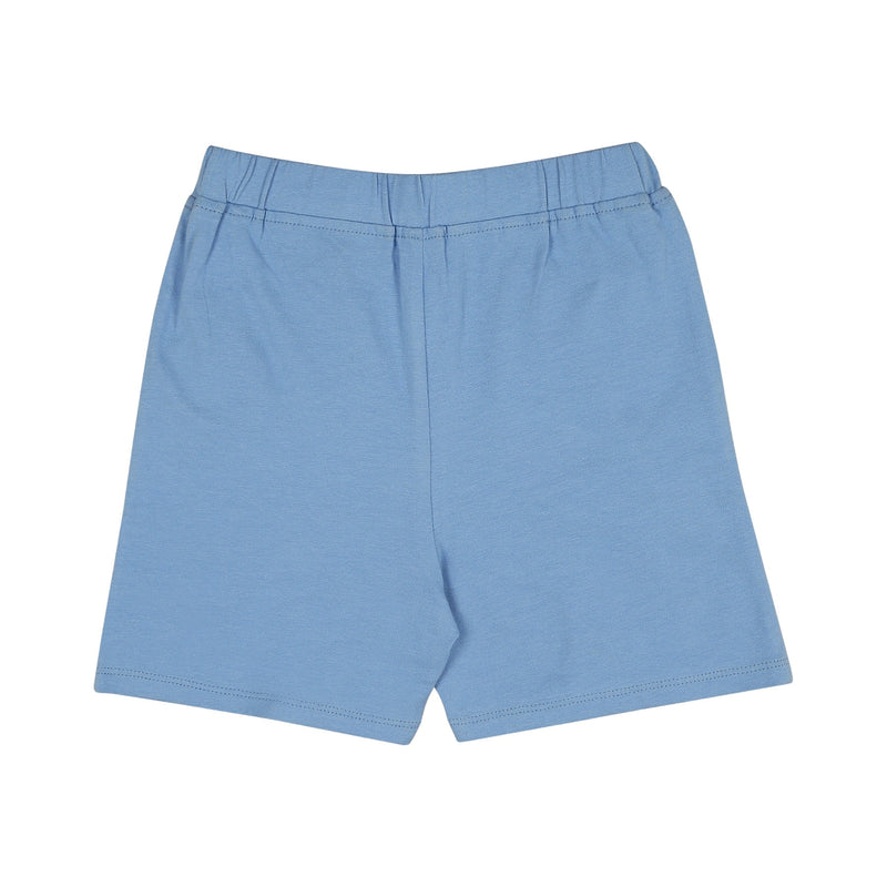 Unisex Organic Cotton Shorts- Cornflower Blue | Verified Sustainable Kids Shorts on Brown Living™