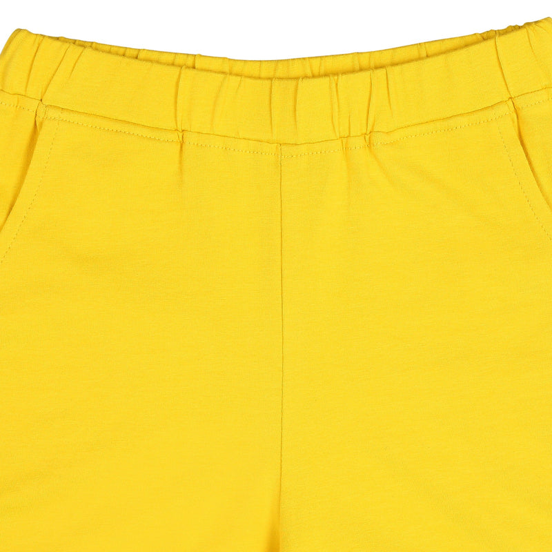 Unisex Organic Cotton Shorts- Dandelion Yellow | Verified Sustainable Kids Shorts on Brown Living™