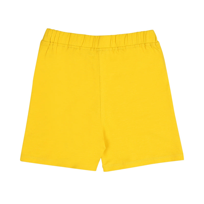 Unisex Organic Cotton Shorts- Dandelion Yellow | Verified Sustainable Kids Shorts on Brown Living™