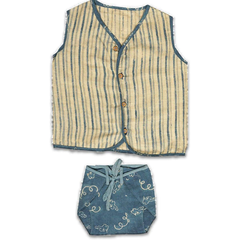 Buy Unisex Yaron Jhabla Set Of 2 | Shop Verified Sustainable Kids Inner Wear on Brown Living™