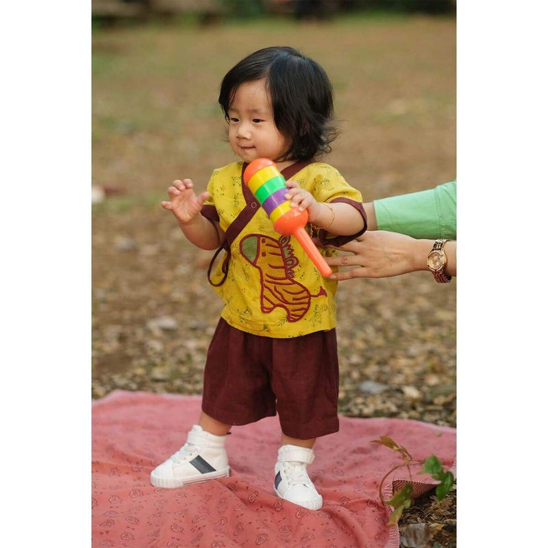 Buy Unisex Ynez Jhabla Set | Shop Verified Sustainable Kids Daywear Sets on Brown Living™