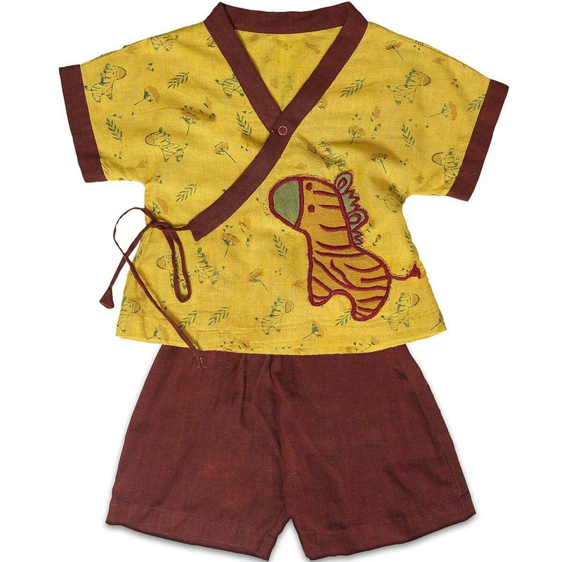 Buy Unisex Ynez Jhabla Set | Shop Verified Sustainable Kids Daywear Sets on Brown Living™