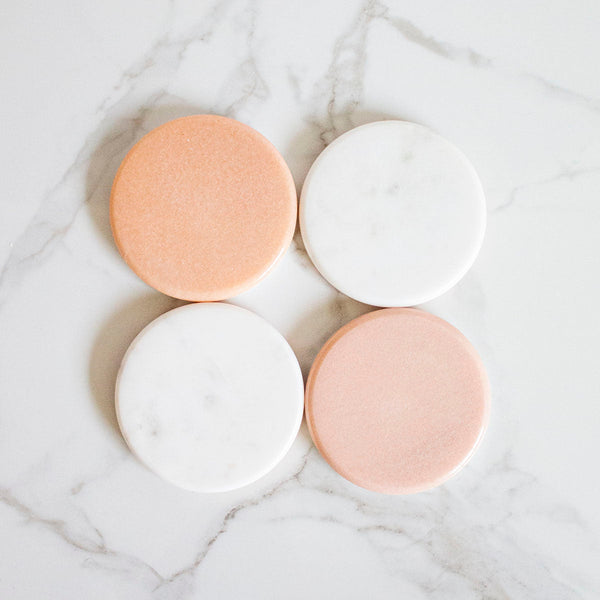 Buy Up-down Marble Coaster-Set of 6 | Shop Verified Sustainable Coasters on Brown Living™