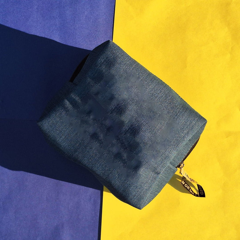 Upcycled Denim Utility Pouch | Verified Sustainable Pouch on Brown Living™