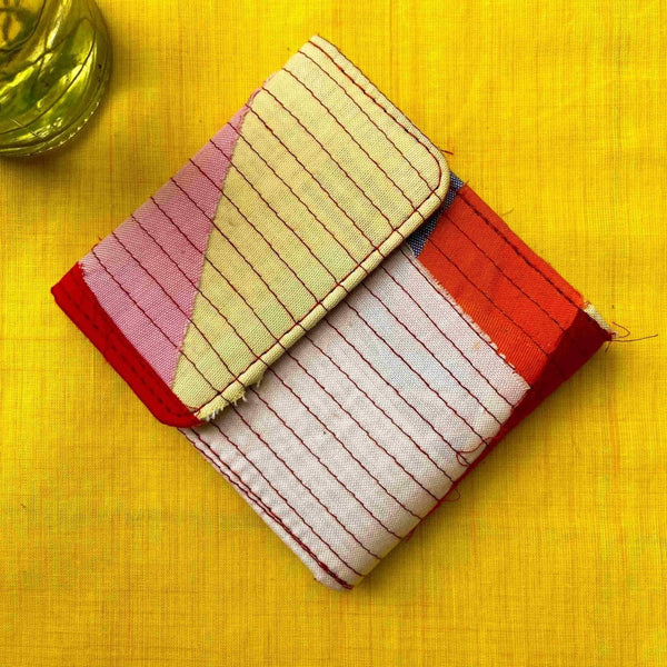 Buy Upcycled Mini Wallets- Splash of Colours | Shop Verified Sustainable Womens Wallet on Brown Living™