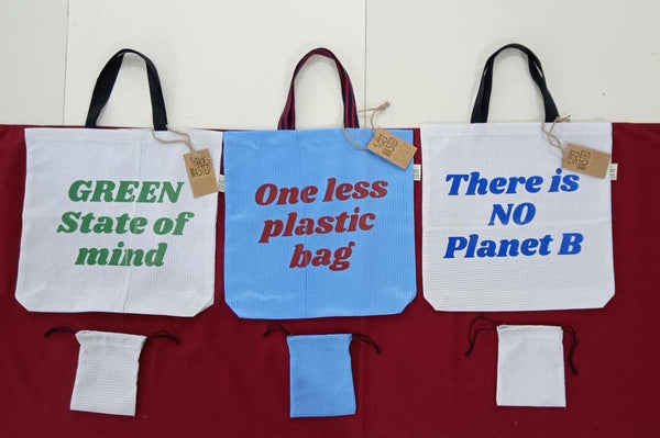 Buy Upcycled Tote Bags | Pack of 3 | Shop Verified Sustainable Tote Bag on Brown Living™