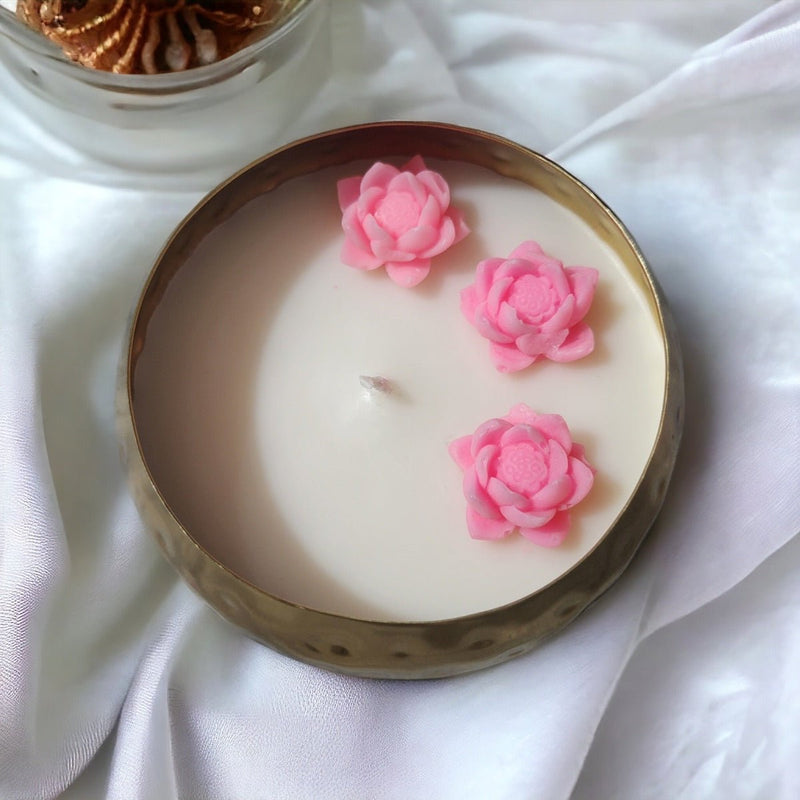 Urli Lotus Soy Wax Candle | Verified Sustainable Candles & Fragrances on Brown Living™