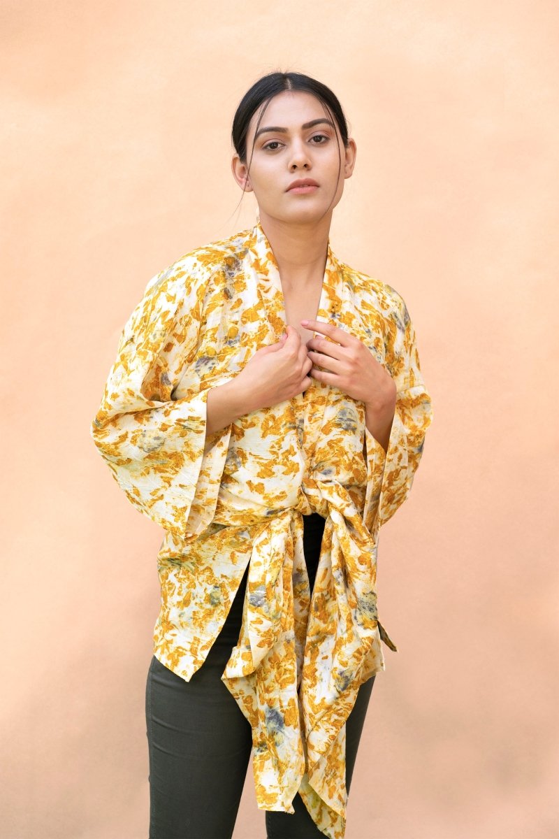 Buy Varsha Overlay Jacket | Shop Verified Sustainable Womens Jacket on Brown Living™