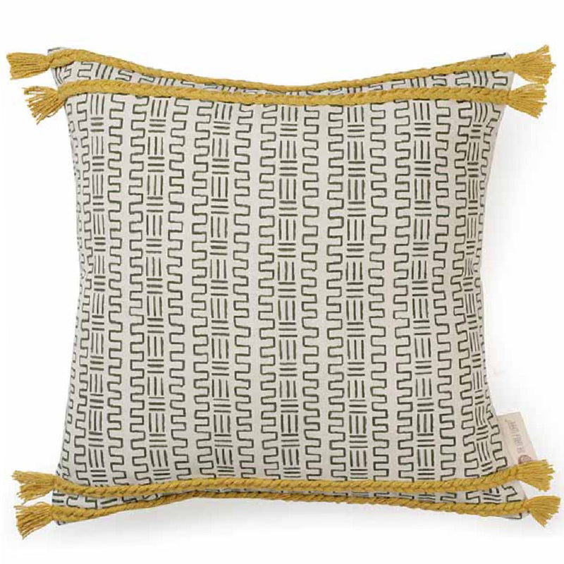 Buy Vivacious Lines Braided Ribs Cushion Cover | Shop Verified Sustainable Covers & Inserts on Brown Living™