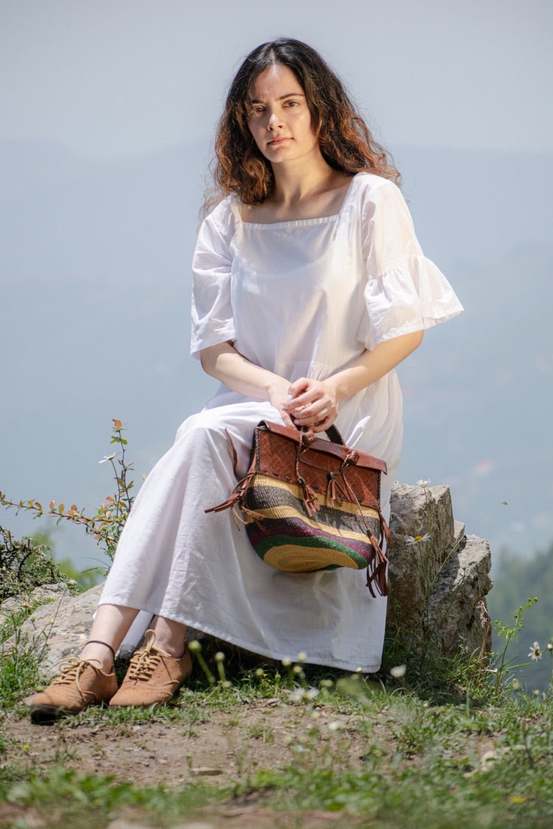 Buy White comfy dress | Shop Verified Sustainable Womens Dress on Brown Living™