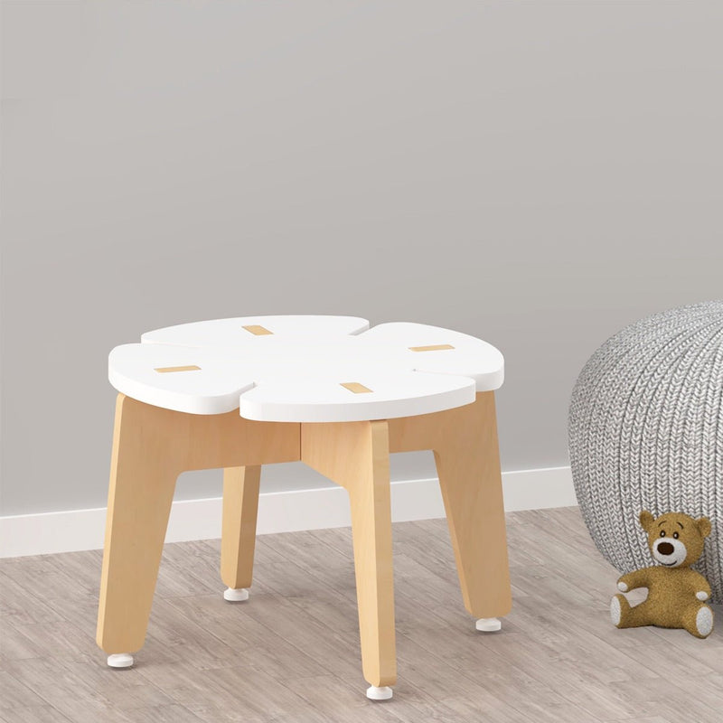 Buy White Grape | Wooden Stool | Shop Verified Sustainable Decor & Artefacts on Brown Living™