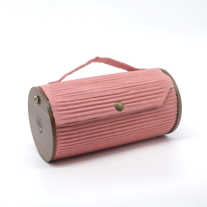 Buy Wild Peach Round Clutch | Shop Verified Sustainable Womens Bag on Brown Living™