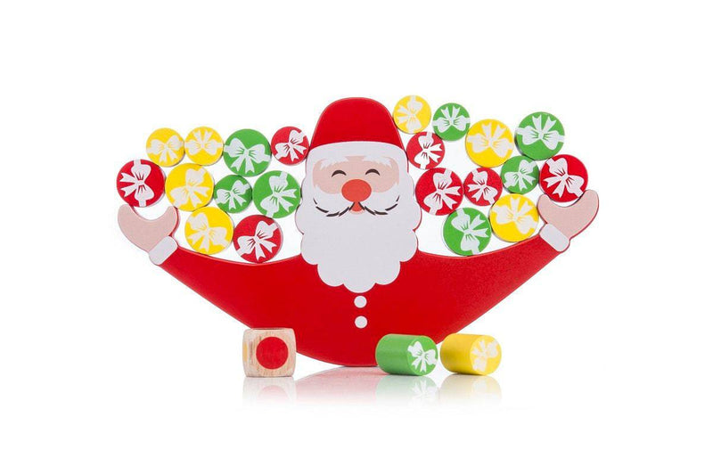 Buy Wobbly Wooden Balancing Santa Game | Shop Verified Sustainable Sets & Stacking Toys on Brown Living™