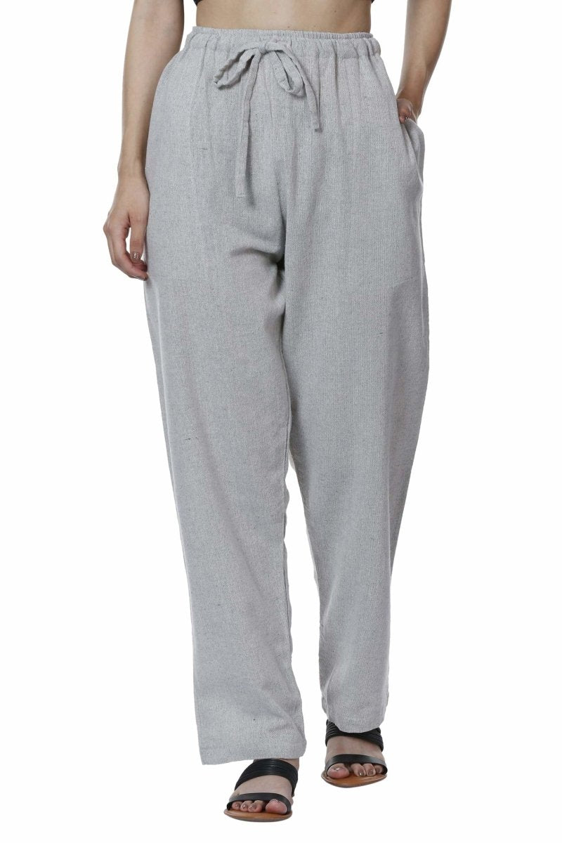 Buy Women's Lounge Pant | Melange Grey | Fits Waist Size 28" to 36" | Shop Verified Sustainable Womens Pants on Brown Living™