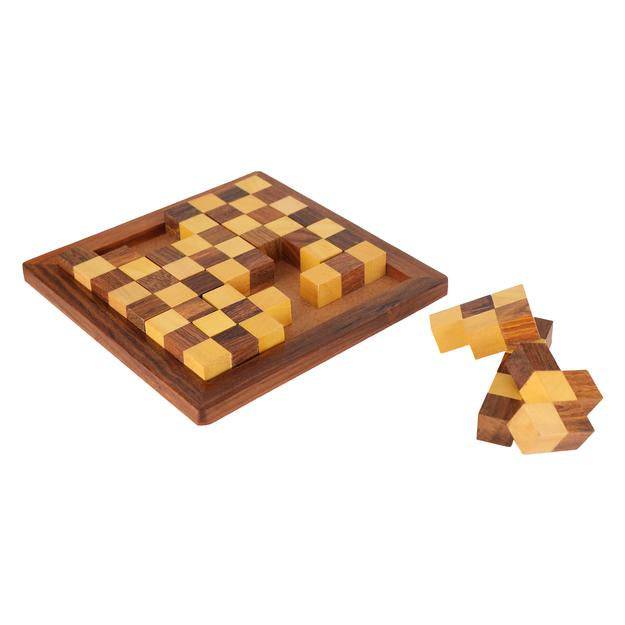 Buy Handmade Indian Wooden Jigsaw Puzzle | Shop Verified Sustainable Learning & Educational Toys on Brown Living™