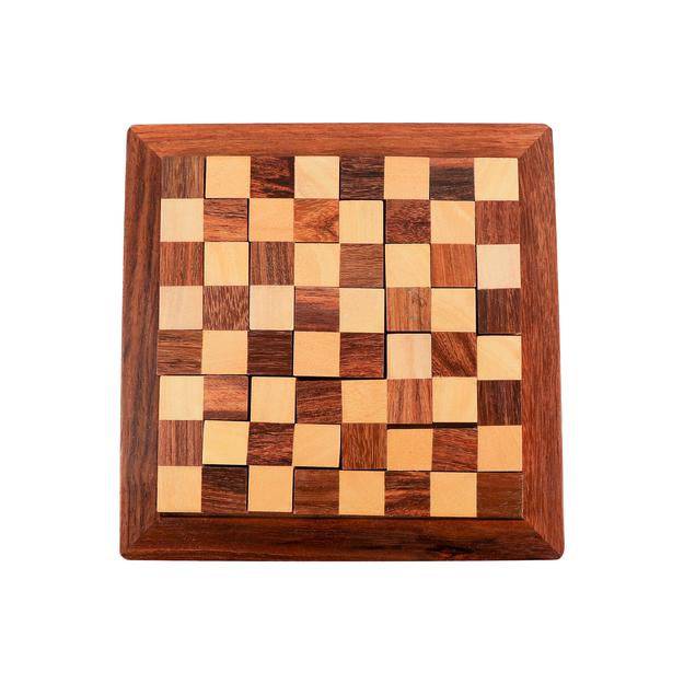 Buy Handmade Indian Wooden Jigsaw Puzzle | Shop Verified Sustainable Learning & Educational Toys on Brown Living™