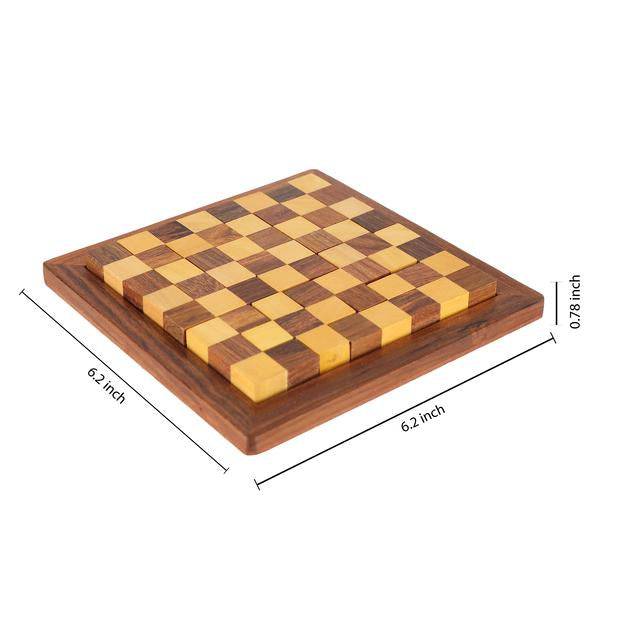 Buy Handmade Indian Wooden Jigsaw Puzzle | Shop Verified Sustainable Learning & Educational Toys on Brown Living™