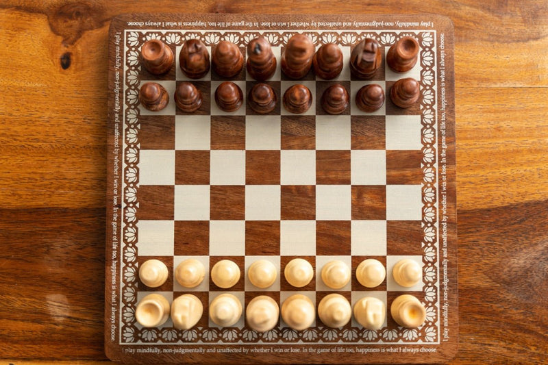 Wooden Chess Board Game | Verified Sustainable Learning & Educational Toys on Brown Living™