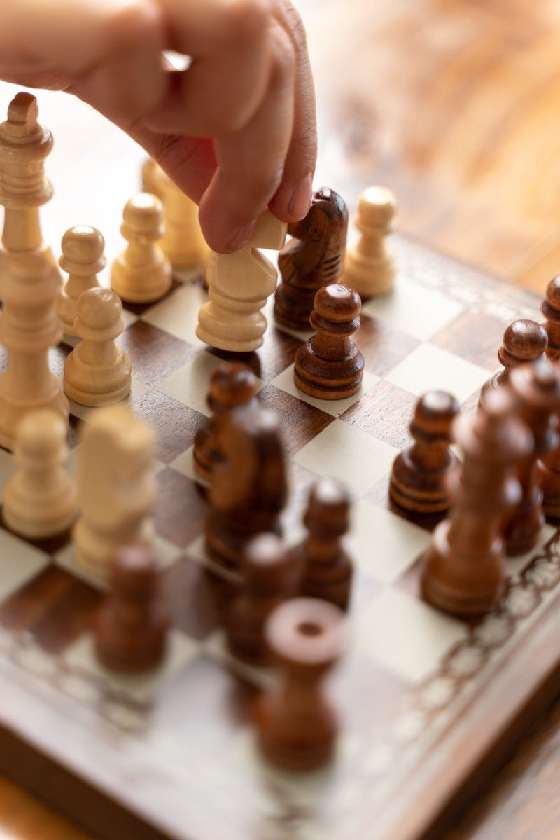 Wooden Chess Board Game | Verified Sustainable Learning & Educational Toys on Brown Living™