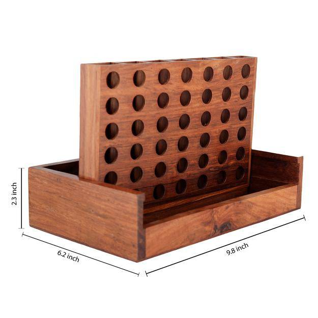 Buy Wooden Connect in a Row Games | Line Up 4 Board | Shop Verified Sustainable Learning & Educational Toys on Brown Living™