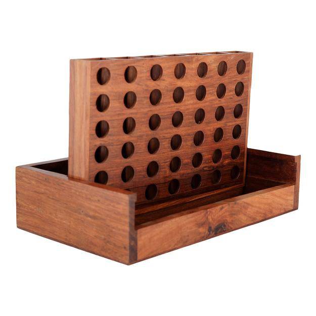 Buy Wooden Connect in a Row Games | Line Up 4 Board | Shop Verified Sustainable Learning & Educational Toys on Brown Living™