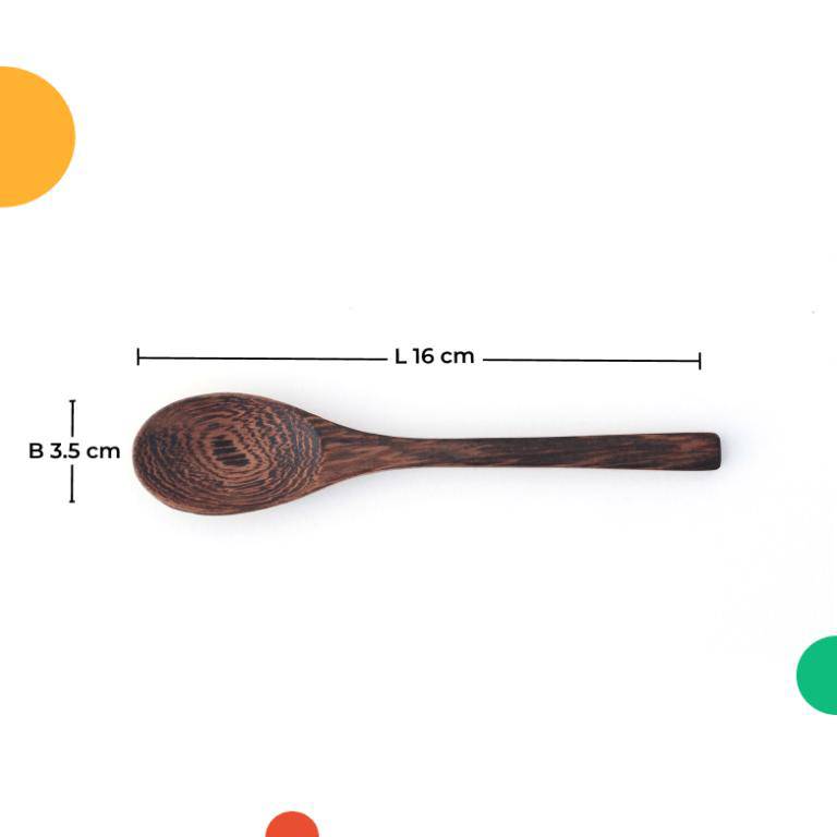 Buy Wooden Cutlery | Fork and Spoon | Artisan Made | Shop Verified Sustainable Cutlery Kit on Brown Living™