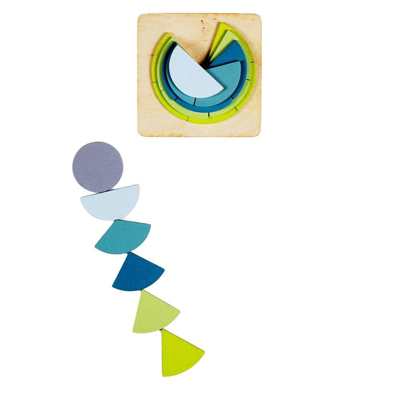 Buy Wooden Fraction Puzzle - 6 Layers | Shop Verified Sustainable Learning & Educational Toys on Brown Living™