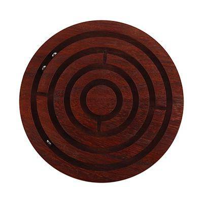 Buy Wooden Labyrinth Board Game Ball in Maze Puzzle Goli Game | Shop Verified Sustainable Learning & Educational Toys on Brown Living™