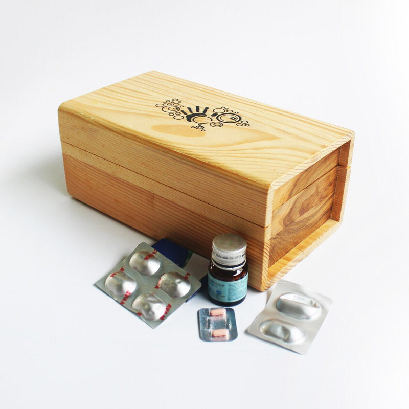 Buy Wooden Medicine / Utility / Asset Box | Shop Verified Sustainable Organisers on Brown Living™