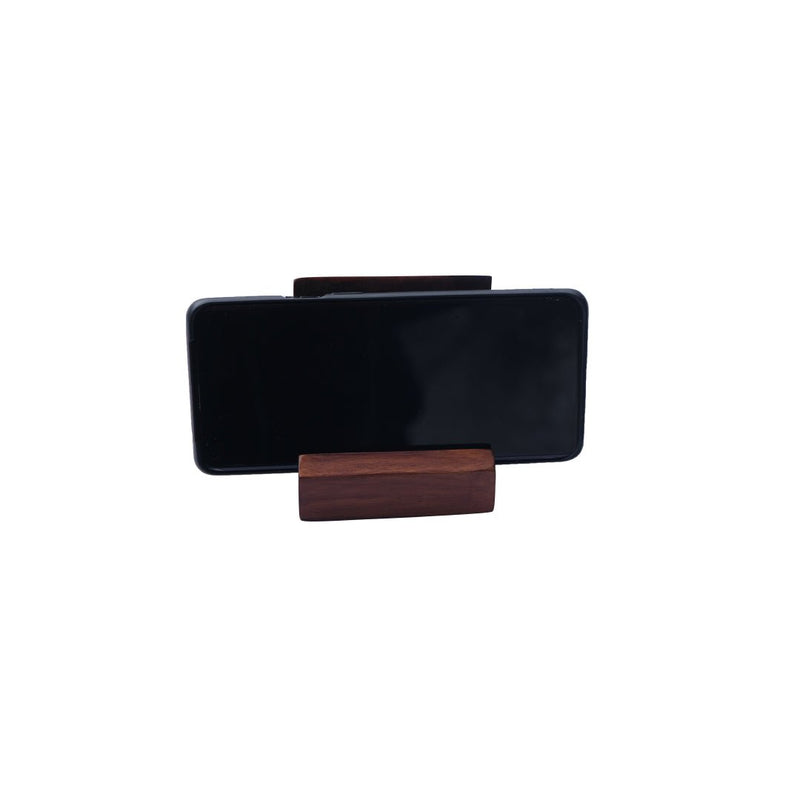 Buy Wooden mobile holder for all age groups | 3X3X3.5 inches | Shop Verified Sustainable Tech Accessories on Brown Living™