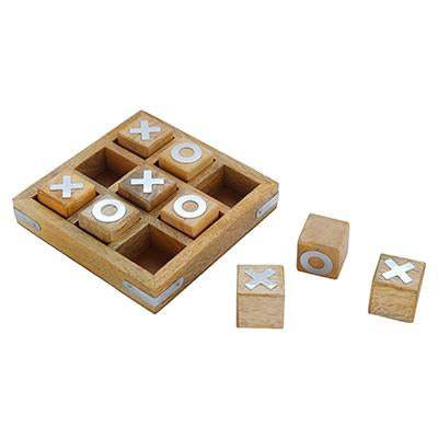 Buy Handmade Wooden Noughts and Crosses | Best Gift Toy for Kids | Shop Verified Sustainable Learning & Educational Toys on Brown Living™