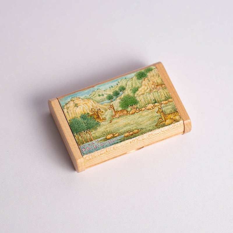 Buy Wooden Pen Drive Box set with Hand Painted Miniature Art | Shop Verified Sustainable Tech Accessories on Brown Living™