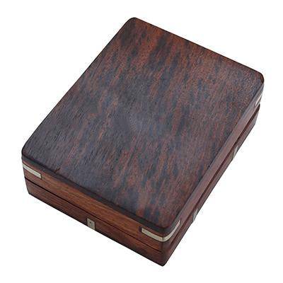 Buy Handmade Wooden Playing Card Box with Free Paper Playing Cards | Shop Verified Sustainable Learning & Educational Toys on Brown Living™