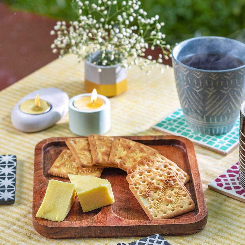 Wooden Serving Platter | Made of Acacia Wood | Verified Sustainable Trays & Platters on Brown Living™