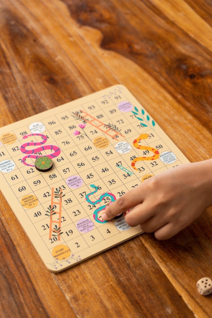 Wooden Snakes & Ladders Game | Verified Sustainable Learning & Educational Toys on Brown Living™