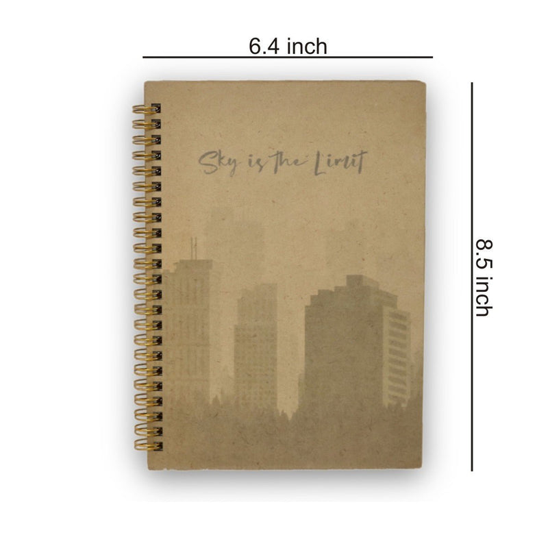 Buy Wooden Sustainable Recycled Diary 2 | A5 Size | 102 Pages | Shop Verified Sustainable Notebooks & Notepads on Brown Living™