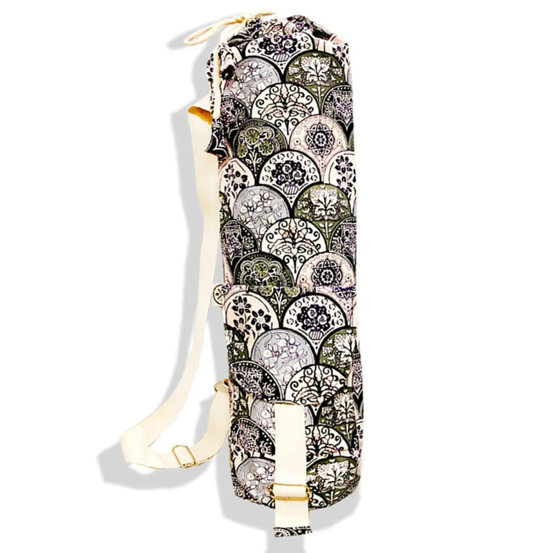 Buy Workout Bag - Floral Print with Pocket | Shop Verified Sustainable Yoga Bag on Brown Living™