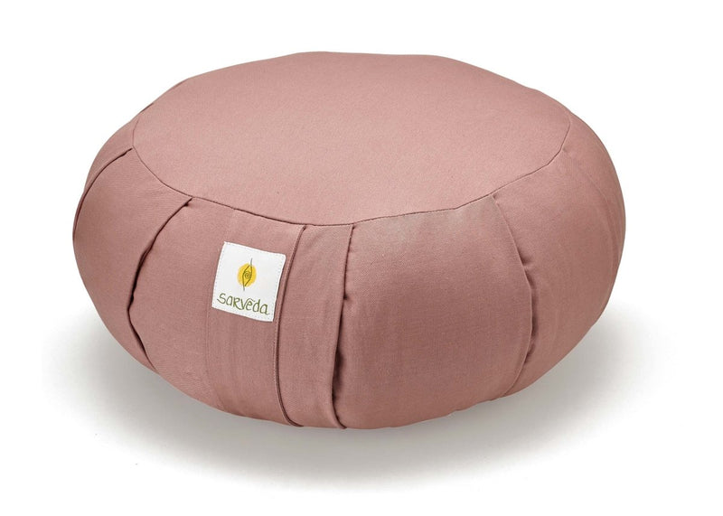 Buy Zafu Cushion for Meditation and Yoga Practise made from Organic Cotton | Round | Shop Verified Sustainable Yoga Block on Brown Living™